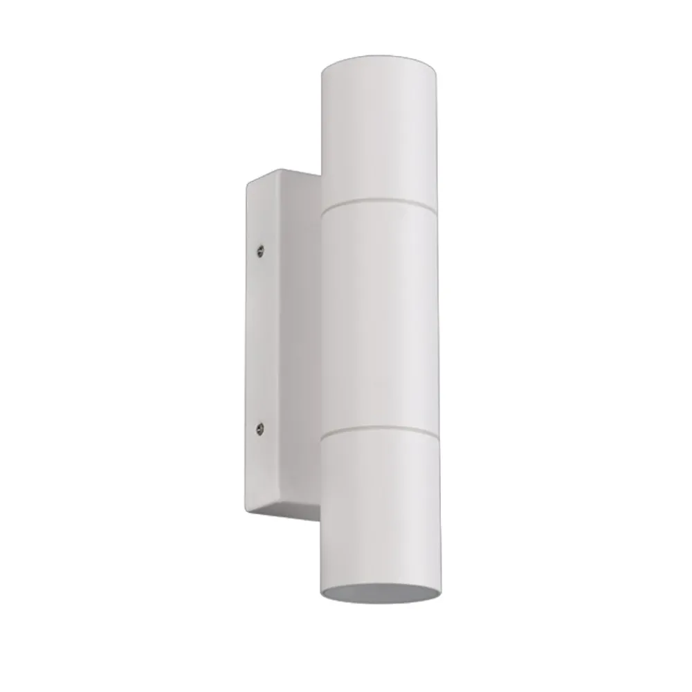Applique Da Esterno-Selezionato da Mazzolaluce Applique da esterno bianco anti corrosione 2 luci ip65