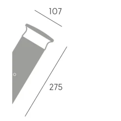 Applique Da Esterno-Selezionato da Mazzolaluce Applique da esterno caffe design moderno led 9w 4000k ip65