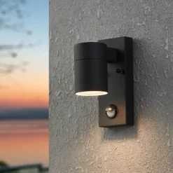 Applique Da Esterno-Selezionato da Mazzolaluce Applique da esterno cilindro led 3000k sensore di movimento ip44