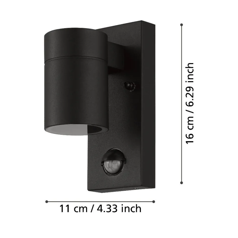 Applique Da Esterno-Selezionato da Mazzolaluce Applique da esterno cilindro led 3000k sensore di movimento ip44