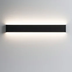 Applique Da Esterno-Selezionato da Mazzolaluce Applique da esterno 60cm led 20w 3000k rettangolare nero