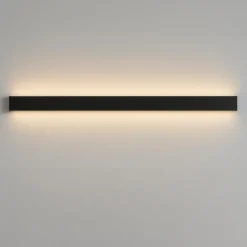 Applique Da Esterno-Selezionato da Mazzolaluce Applique da esterno 120cm led 44w 3000k rettangolare nero