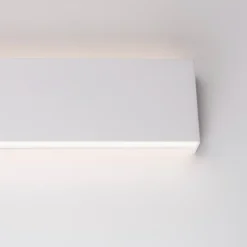 Applique Da Esterno-Selezionato da Mazzolaluce Applique da esterno 120cm moderna led 48w 3000k rettangolare bianco