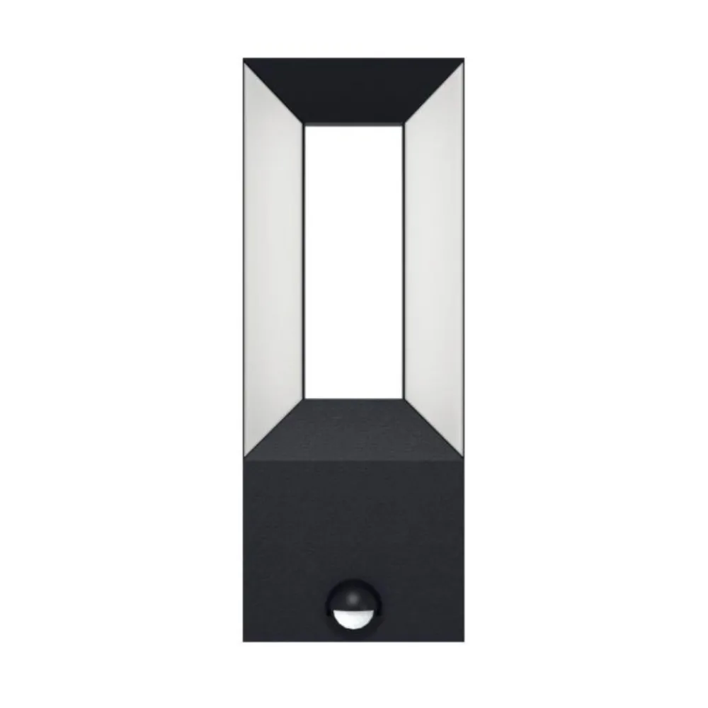 Applique Da Esterno-Selezionato da Mazzolaluce Applique da esterno con sensore di movimento nera ip44 led 3000k