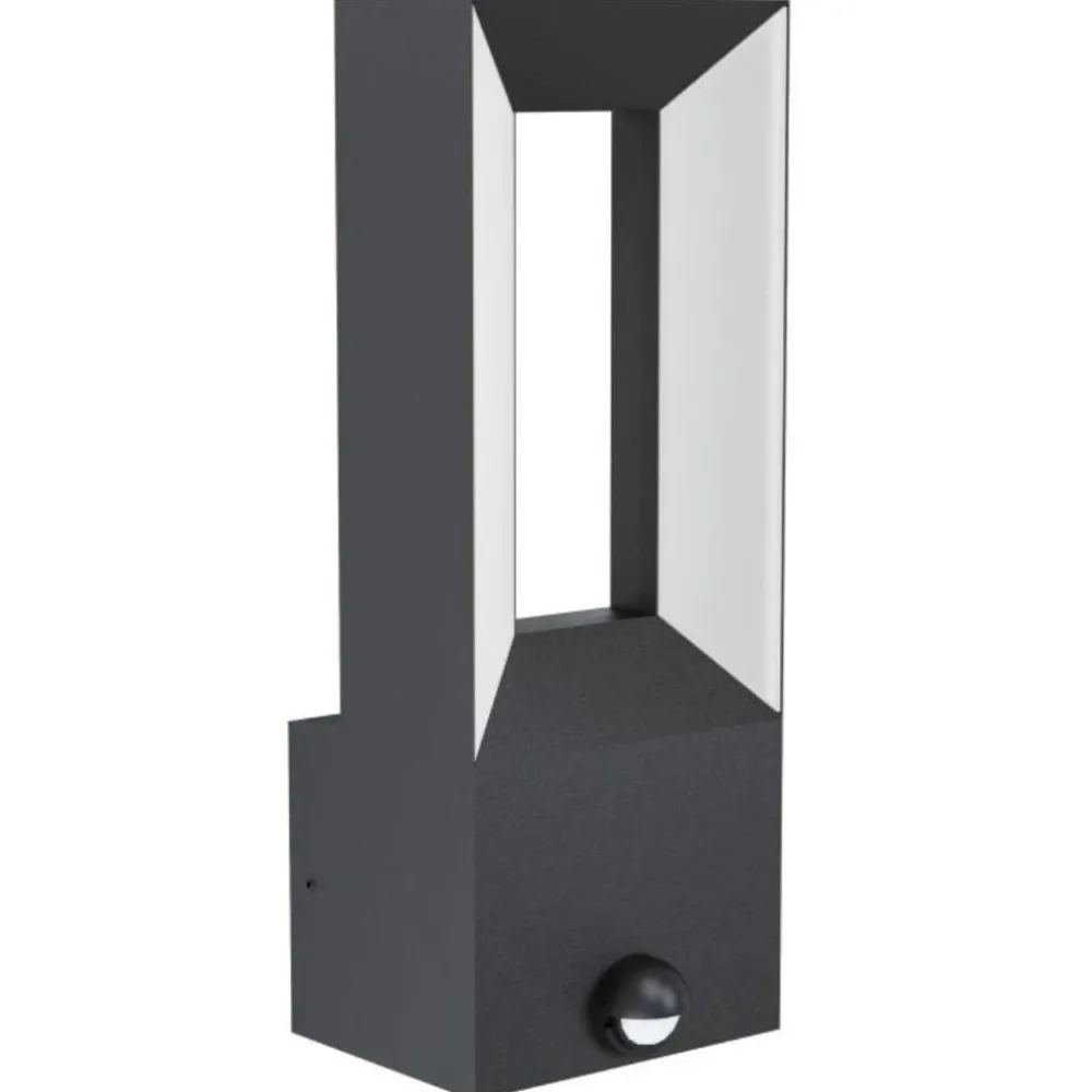 Applique Da Esterno-Selezionato da Mazzolaluce Applique da esterno con sensore di movimento nera ip44 led 3000k