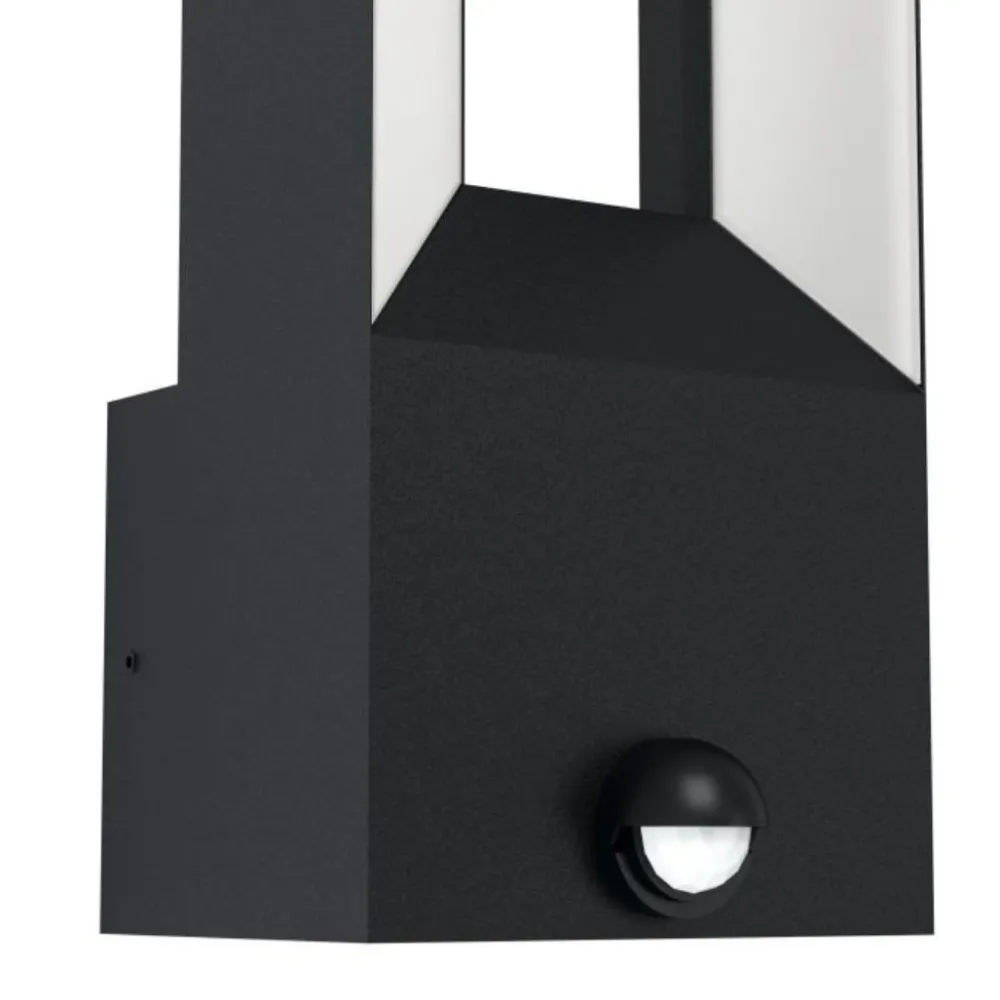 Applique Da Esterno-Selezionato da Mazzolaluce Applique da esterno con sensore di movimento nera ip44 led 3000k
