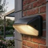 Applique Da Esterno-Selezionato da Mazzolaluce Applique da esterno con sensore di movimento crepuscolare nera led cct ip66