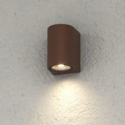 Applique Da Esterno-Top Light Applique da esterno corten moderna lione ip65