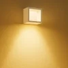 Applique Da Esterno-Selezionato da Mazzolaluce Applique da esterno cubo bianco moderno led 9w 3000k