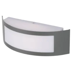 Applique Da Esterno-Selezionato da Mazzolaluce Applique da esterno design curva grigio antracite