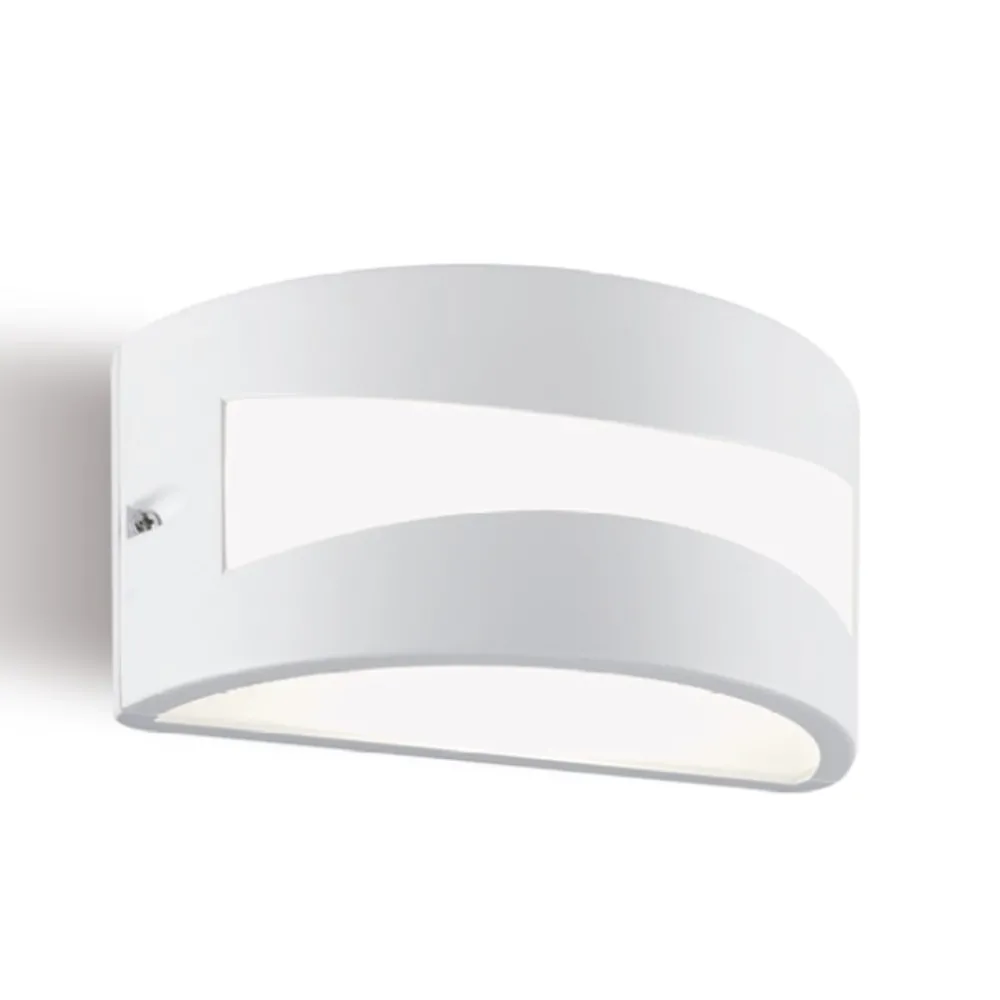 Applique Da Esterno-Selezionato da Mazzolaluce Applique da esterno design moderno bianco led 3000k ip65