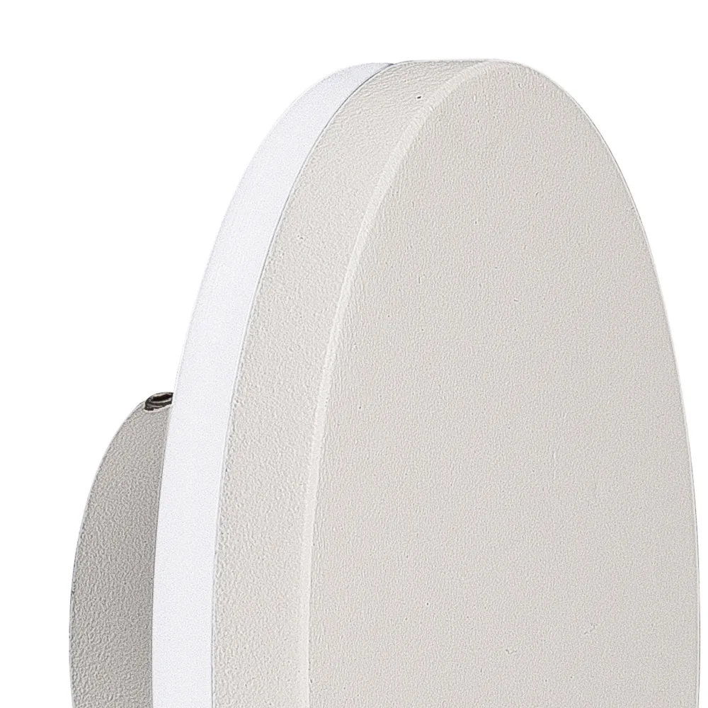 Applique Da Esterno-Selezionato da Mazzolaluce Applique da esterno disco bianco led 9,6w 3000k