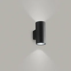 Applique Da Esterno-Perenz Illuminazione Applique da esterno doppio fascio ip65 antracite perenz quarando
