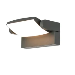 Applique Da Esterno-Selezionato da Mazzolaluce Applique da esterno girevole grigio scuro moderno led 12w 3000k