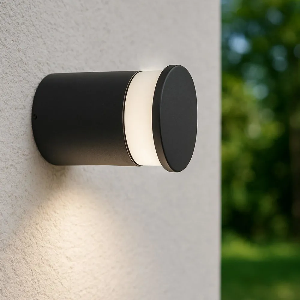 Applique Da Esterno-Selezionato da Mazzolaluce Applique da esterno grafite da parete pavimento led 9w 3000k