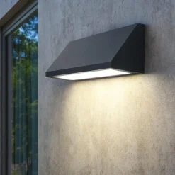 Applique Da Esterno-Selezionato da Mazzolaluce Applique da esterno grafite led 30w 3000k ip65
