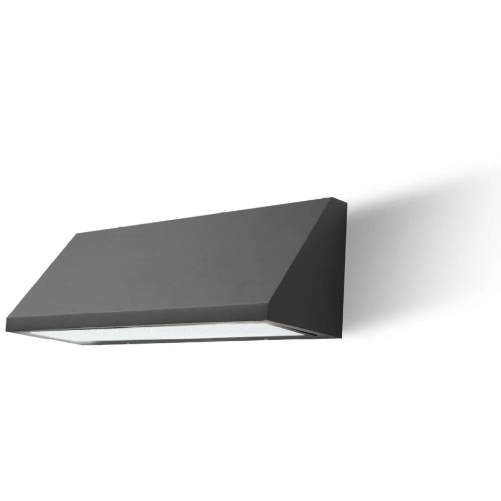 Applique Da Esterno-Selezionato da Mazzolaluce Applique da esterno grafite led 30w 3000k ip65