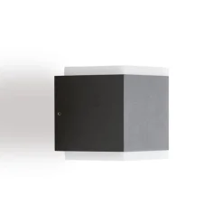 Applique Da Esterno-Selezionato da Mazzolaluce Applique da esterno grafite moderna led 14w 4000k biemissione