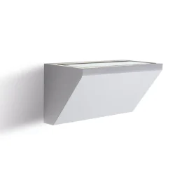 Applique Da Esterno-Selezionato da Mazzolaluce Applique da esterno grigia alluminio moderna led 18w 4000k ip65