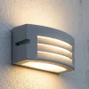 Applique Da Esterno-Selezionato da Mazzolaluce Applique da esterno grigio alluminio led 10w 3000k ip65