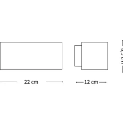 Applique Da Esterno-Ideal Lux Applique da esterno ip55 andromeda ap1 bianco
