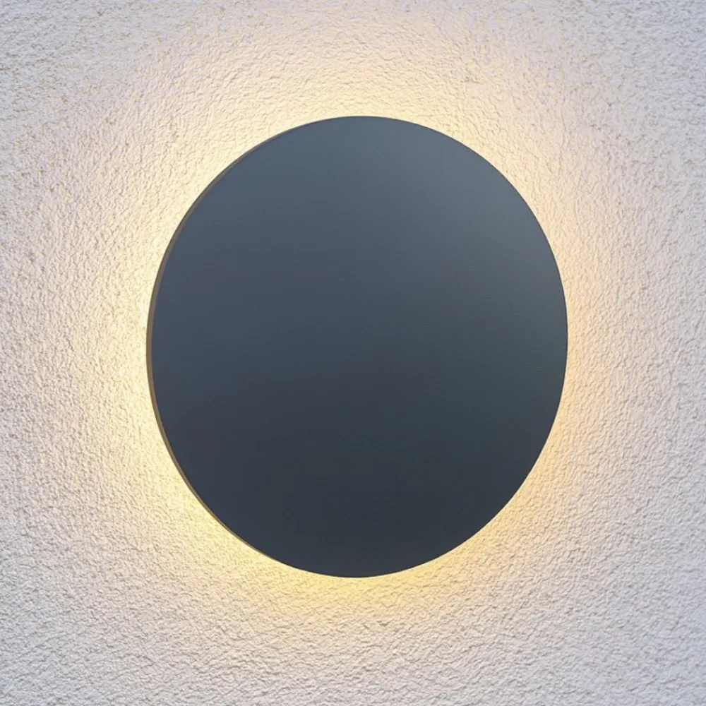 Applique Da Esterno-Gea Luce Applique da esterno ip65 antracite 23 cm led cct