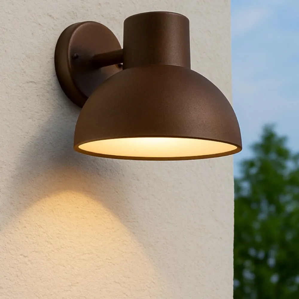 Applique Da Esterno-Selezionato da Mazzolaluce Applique da esterno ip44 h18 cm ruggine corten