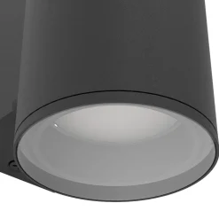 Applique Da Esterno-Selezionato da Mazzolaluce Applique da esterno ip44 nera cilindrica gu10