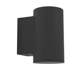 Applique Da Esterno-Selezionato da Mazzolaluce Applique da esterno ip44 nera cilindrica gu10