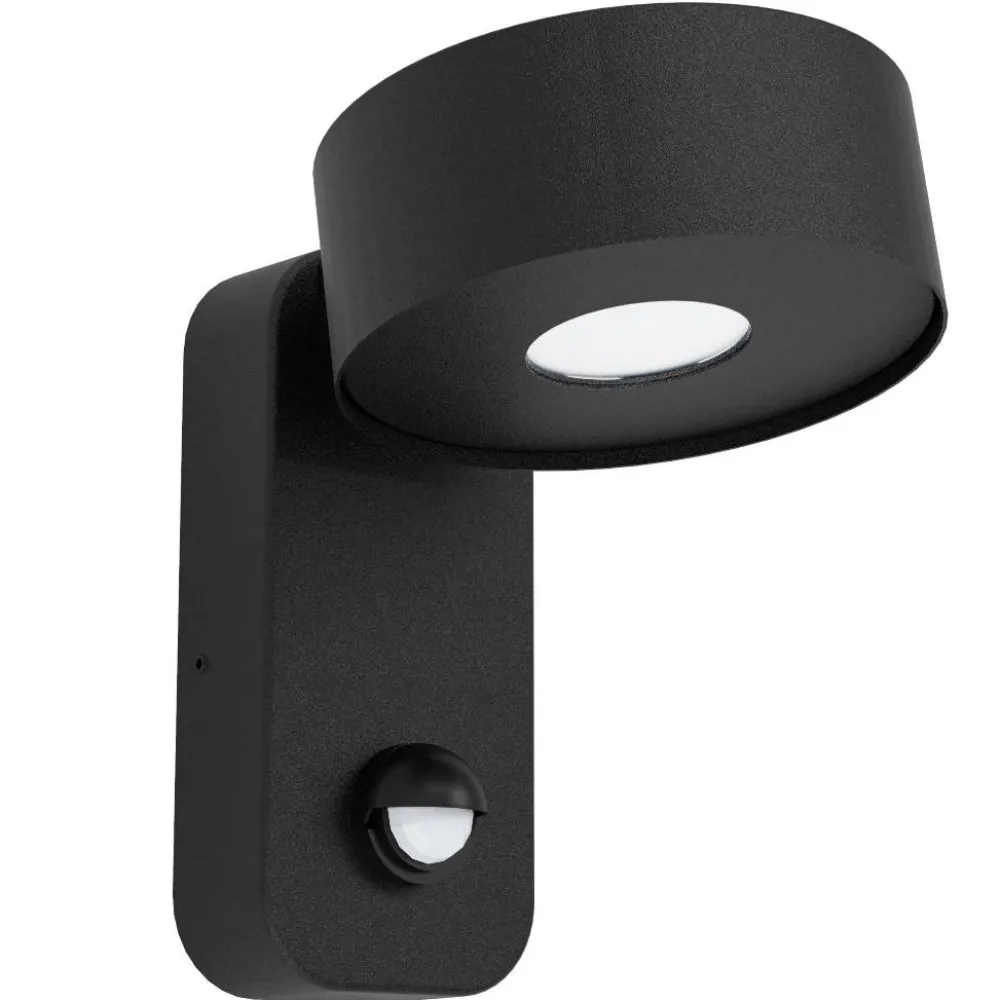 Applique Da Esterno-Selezionato da Mazzolaluce Applique da esterno ip44 sensore di movimento crepuscolare nera led 3000k