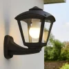 Applique Da Esterno-Top Light Applique da esterno lanterna nera lerici ip55