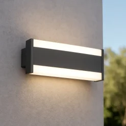 Applique Da Esterno-Selezionato da Mazzolaluce Applique da esterno led antracite ip54 anti corrosione