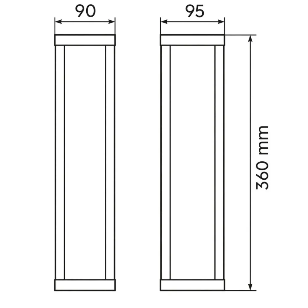 Applique Da Esterno-Selezionato da Mazzolaluce Applique da esterno led 3000k antracite anti corrosione
