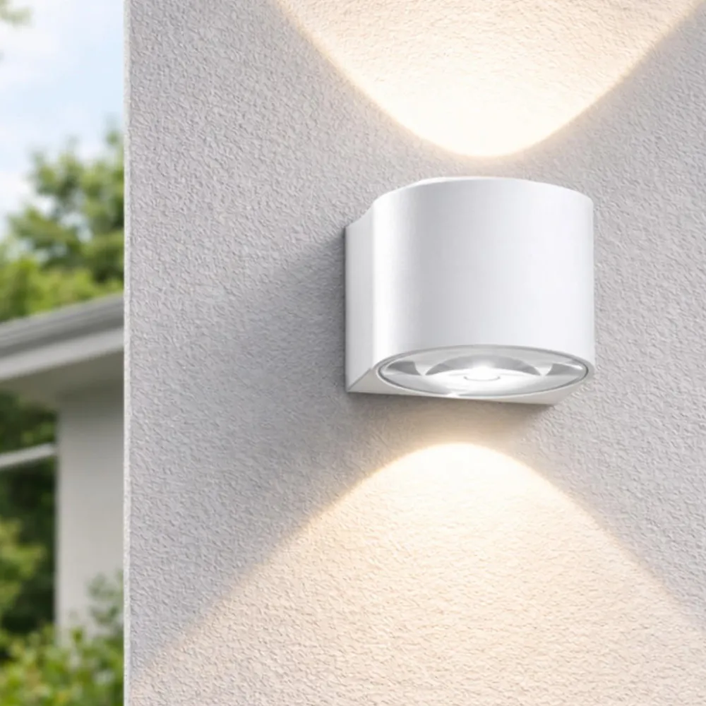 Applique Da Esterno-Perenz Illuminazione Applique da esterno led 3000k ip65 bianca vision perenz