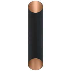 Applique Da Esterno-Selezionato da Mazzolaluce Applique da esterno led 3000k ip44 nero e rame doppio fascio