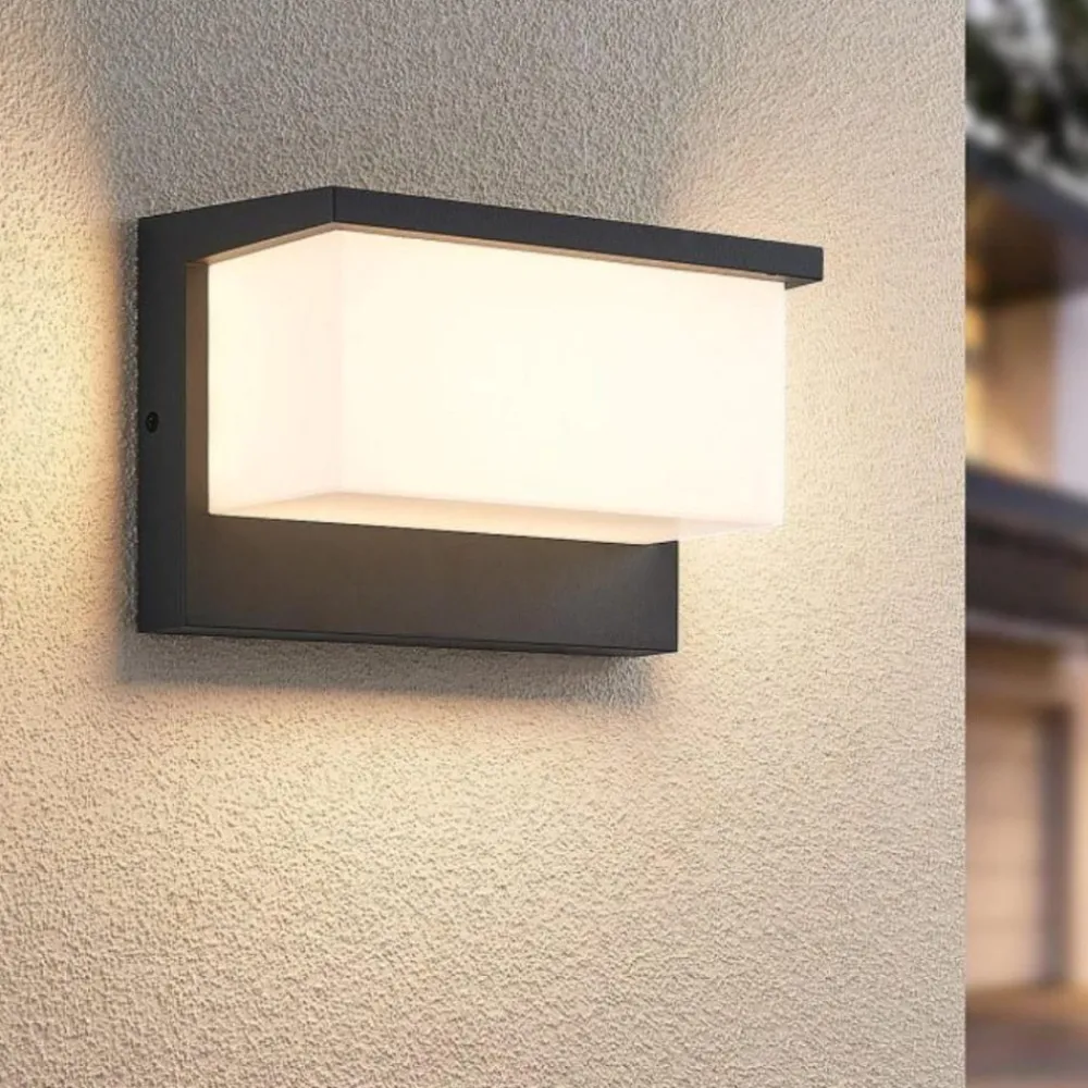 Applique Da Esterno-Selezionato da Mazzolaluce Applique da esterno led 3000k moderno grigio antracite