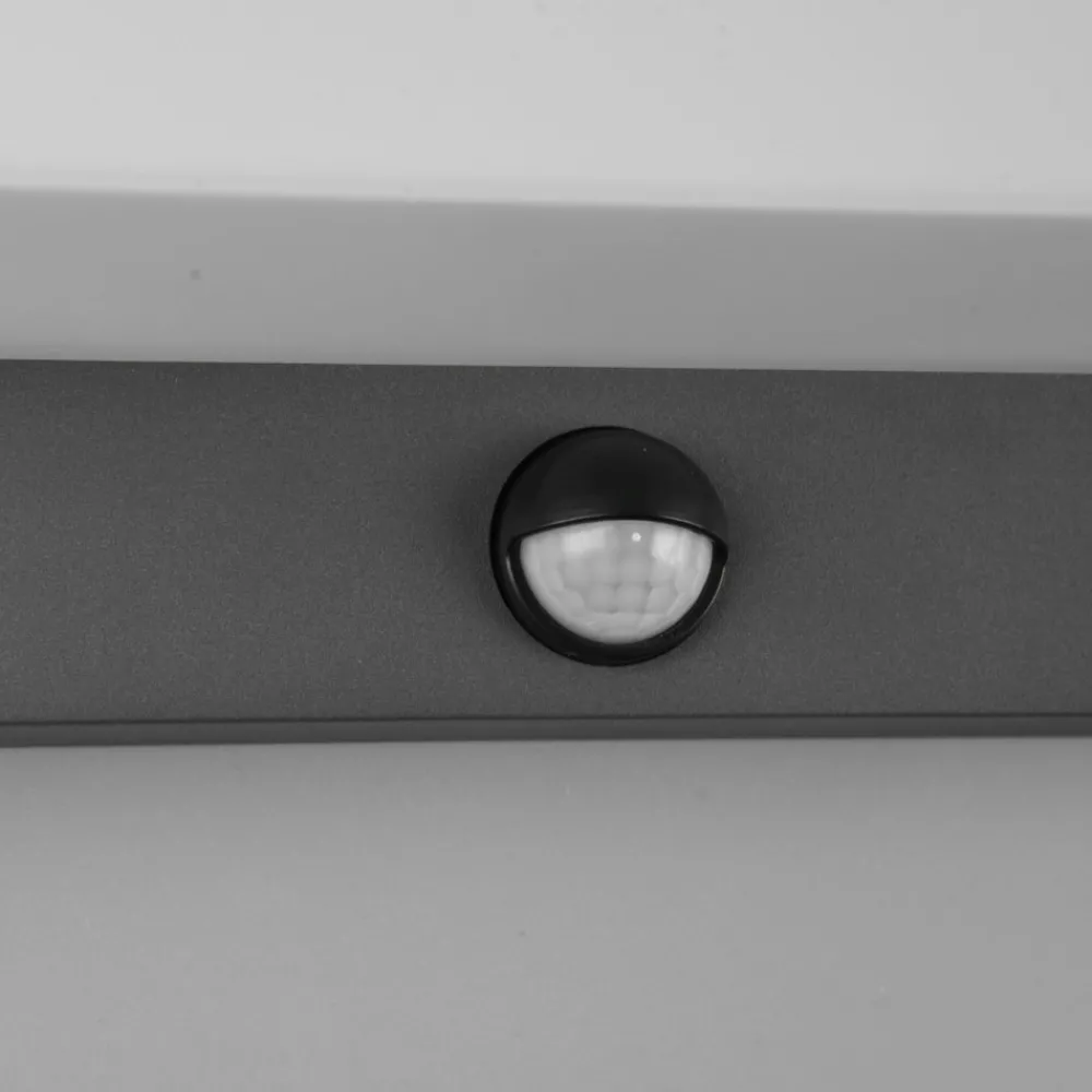 Applique Da Esterno-Selezionato da Mazzolaluce Applique da esterno led 3000k moderna antracite con sensore di movimento