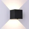 Applique Da Esterno-Selezionato da Mazzolaluce Applique da esterno led 20w 3000k cubo xl nero