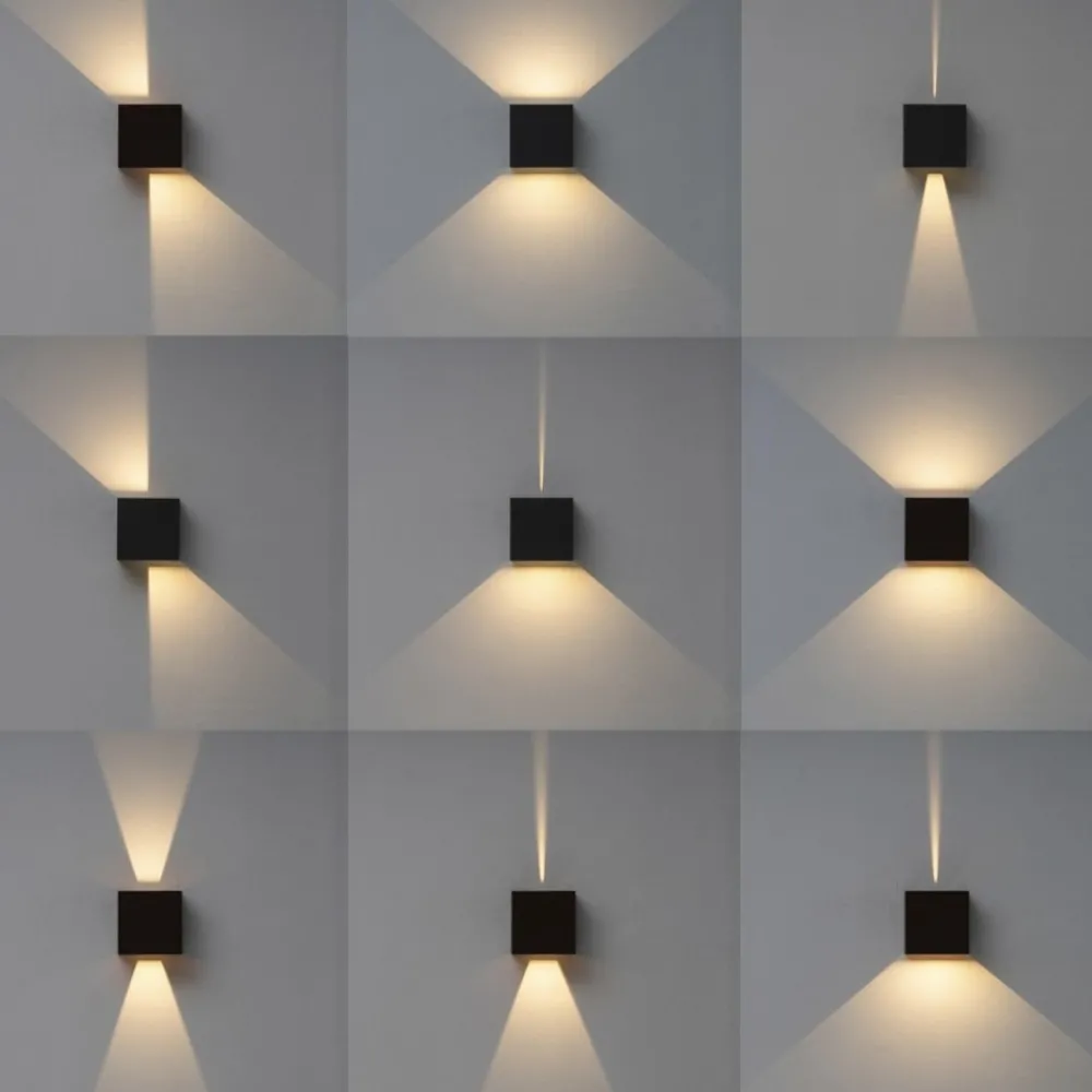 Applique Da Esterno-Selezionato da Mazzolaluce Applique da esterno led 20w 3000k cubo xl nero