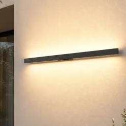 Applique Da Esterno-Ideal Lux Applique da esterno led 23w 3000k antracite linea ap d144