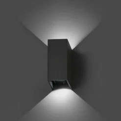 Applique Da Esterno-Selezionato da Mazzolaluce Applique da esterno led 6w 3000k moderna fascio luce regolabile
