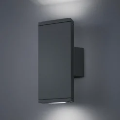Applique Da Esterno-Selezionato da Mazzolaluce Applique da esterno led 6w 3000k moderna antracite