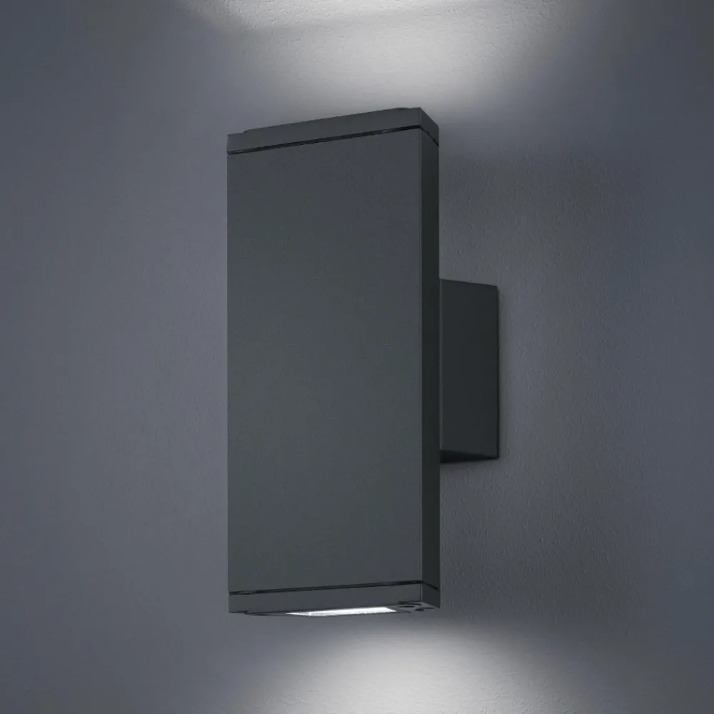 Applique Da Esterno-Selezionato da Mazzolaluce Applique da esterno led 6w 3000k moderna antracite