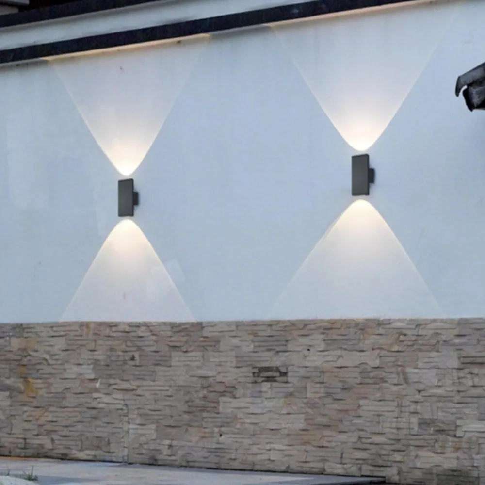 Applique Da Esterno-Selezionato da Mazzolaluce Applique da esterno led 6w 3000k moderna antracite
