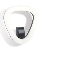 Applique Da Esterno-Selezionato da Mazzolaluce Applique da esterno led 20w 3000k ondulata moderna grafite ip65