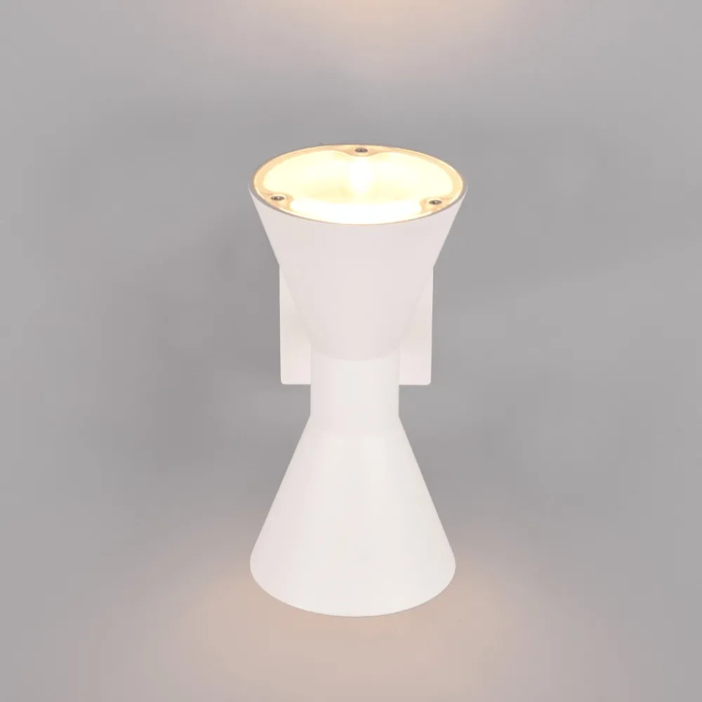 Applique Da Esterno-Selezionato da Mazzolaluce Applique da esterno luce biemissione moderna bianca