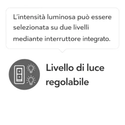 Applique Da Esterno-Selezionato da Mazzolaluce Applique da esterno luce solare ibrido con sensore di movimento crepuscolare
