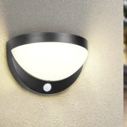 Applique Da Esterno-Selezionato da Mazzolaluce Applique da esterno luce solare ibrido con sensore crepuscolare movimento
