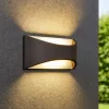 Applique Da Esterno-Selezionato da Mazzolaluce Applique da esterno marrone biemissione luce led 6w 3000k ip65