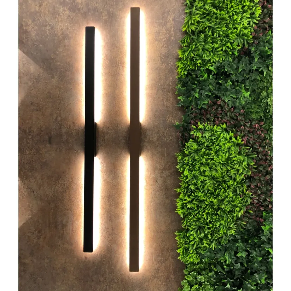 Applique Da Esterno-Selezionato da Mazzolaluce Applique da esterno marrone corten moderna led 24w 3000k